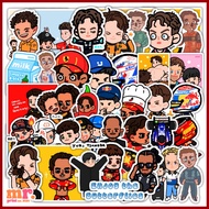CUTE FORMULA 1 DRIVER STICKERS F1 WATERPROOF STICKERS VINYL STICKER