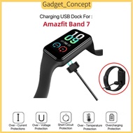 Usb Charger For Amazfit Band 7 Magnetic Charging Usb Cable Amazfit Band7 Fitness