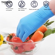 Tianshan 1000Pcs/10 Box Gloves Disposable Anti-stain Nitrile Oilproof Cleaning Gloves for Home