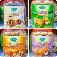 [Ready Stocks] Nora Cookies - Peanut/Yam/Chocolate/Kelapa