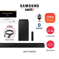 [2 Years Warranty] Samsung T420 Soundbar with Bluetooth TV Connect HWT420/XM HW-T420/XM Sound Bar Ba
