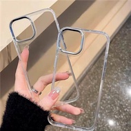 For Vivo Y01 Y02T Y03T Y18 Y22S Y28S Y37 Y77T Y3S IQOO U5X U10 U3X Metal Frame Phone Case
