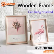 4R 6R A4 Picture Frame Wooden Photo Frame Picture Table Hanging Wall Christmas decoration