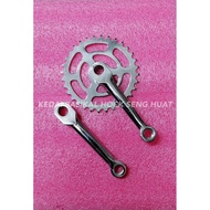 Crankset/Chain wheel and crank 32T - Made in Japan