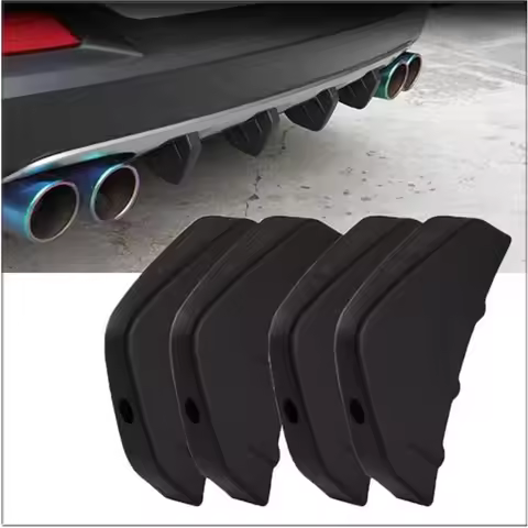 Universal 4pcs Car Shark Fin Rear Spoiler Accessories For Mazda 3 6 Atenza CX-3 CX-4 CX-5 CX5 CX-7 C