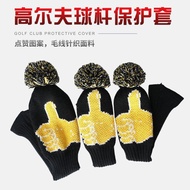 [golf Club Cover] Knitted golf Club Cover Knitted Wooden Club Cover Cap Cover golf Club Cover golf C