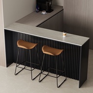 Luxury sintered stone bar table, living room high table, partition bar counter,slab bar counter kaun