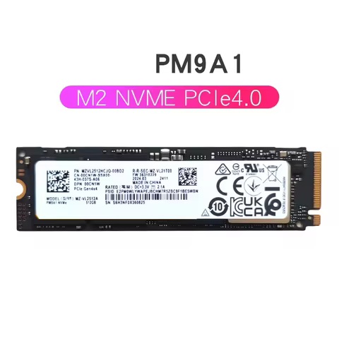 Solid State Drive SSD For Samsung PM9A1 512GB M.2 2280 PCie4.0X4 NVMe