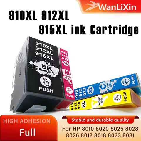 with chip For HP Officejet 8010 8020 8025 8028 8022 8026 8012 8018 8023 8031 8033 8034 Printers 910X