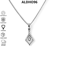 ALDHO96 - Men's Gothic Cross Titanium Pendant Necklace Unisex Stainless Steel Anti-RustWanita