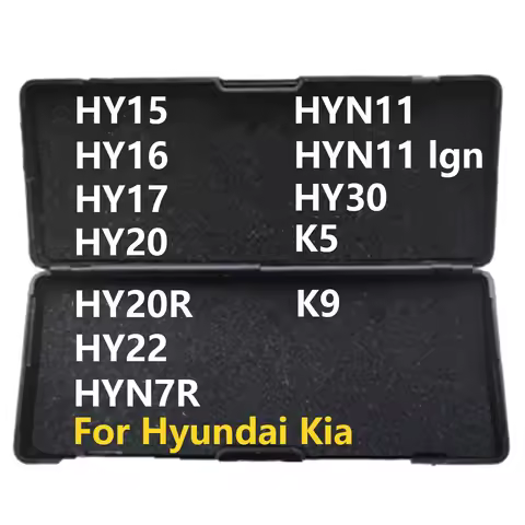 Lishi 2 in 1 Locks Tools HY15 HY16 HY17 HY20 HY20R HY22 HU66 HU100 HYN11HU101HU92 K5 K9 for Hyundai 