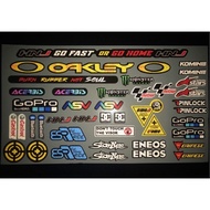 ✱ ☁ (HNJ) Helmet Lens Visor Decals