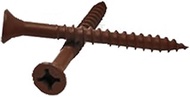 #7 x 1 1/4" Deck Screws, Red, ACQ Compatible, Combo (Square and Phillips Drives) (Quantity: 1 Pound)