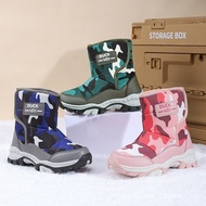 Ready Stock Outdoor Children Snow Boots Cotton Boots Steel Claw Snow Boots Winter Must-have Children