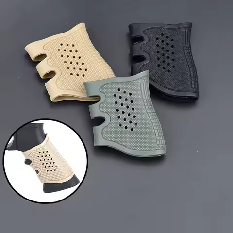 Tactical Rubber Airsoft Accessories Anti-slip Breathabl Pistol Cover For AR15 HK416 M4 M16 G17 G19 G