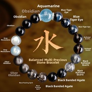 Five Elements Gold Supplement Crystal Bracelet