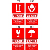 Sticker handle Sticker with care fragile fragile/