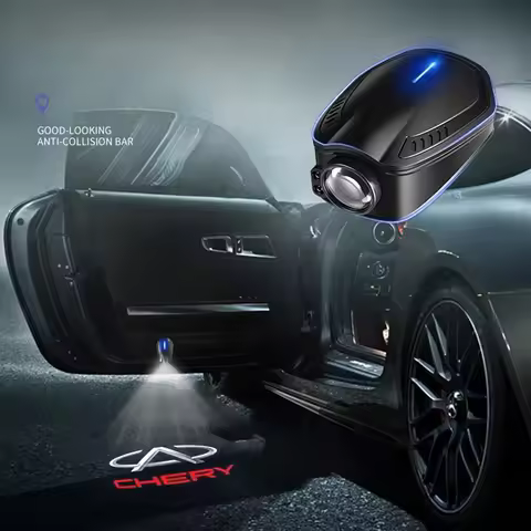Car Charging Welcome Lighting Auto Accessories Neon Led Projector Light For CHERY TIGGO 5 A1 A3 A5 Q