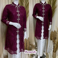 Zigzag Songket Tunic Kebaya Latest Kebaya/ Latest Tunic Kebaya Zigzag Songket Kebaya/ Songket Kebaya