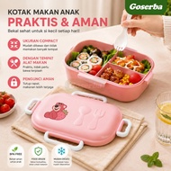 GSB GSB GSB | Lunch Box, Cute Korean Healthy Bento Lunch Box for Children, Leak-Proof, Spill-Proof, 