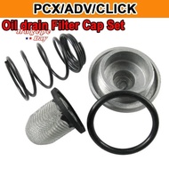 [hugepe-t] Oil Filter Drain Plug Set Direct Replacement High Strength for GY6 50cc 125cc 150cc 139QM