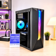 คอมพิวเตอร์ คอมประกอบ เล่นเกม ทำงาน เรียน i3-10100F 4.3G 4C/8T|DDR4 16G|RX550 4G|M2/SSD 500G|LED20-2