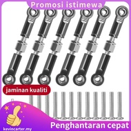 6Pcs Adjustable Metal Linkage Pull Rod Front /Rear Servo Link for  A949 A959 A969 A979 K929 RC Car U