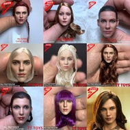 TTTOYS 1/6 Female Van Dyne Evangee Lilly Scarlett Johansson Princess Leia Melissa Benoist Head