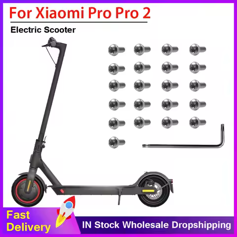 E-Scooter 21PCS Bottom Battery Cover Screws Stainless Steel Metal Screws for Xiaomi Pro Pro 2 Electr