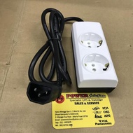 Power converter cable Iec Apc 2-hole outputBroco 2M