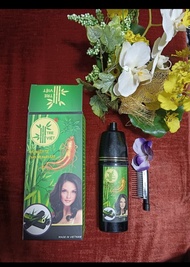 bamboo charcoal ginseng จากถ่านไม้ไผ่ผสมโสมสกัดจากธรรมชาติครีมย้อมผม จากเวียตนาม มีของแถม โฉมใหม่ผสมให้เรียบร้อยเข้มข้นขึ้น