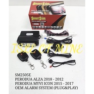 MYVI ICON & ALZA 2018 ABOVE ALARM SYSTEM PLUG & PLAY