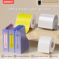 NIIMBOT M2 Folder Label Paper, Fixed Asset File Box Side Sticker, Office Classification Seal Sticker