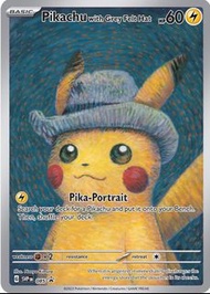 (收)梵高 比卡超 Pikachu with Grey Felt Hat PSA9