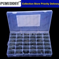 36Value 960PCS 0.1uf-2200uf-1000uf 25V 35V Aluminum Electrolytic Capacitor Assorment box kit