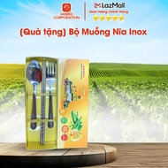 [QUÀ TẶNG] Bộ Muỗng Nĩa Đũa Janbee