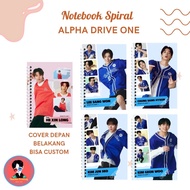 Alpha Drive One ALD1 KPOP Spiral Notebook - Customizable