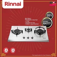 RINNAI RB-713N-S Built-in 3 Burner Gas Hob (Stainless Steel) Gas Stove