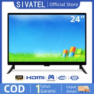 Sivate LED Monitor 22/24/25 Inch Layar Komputer Gaming 60HZ HD VGA/HDMI/PC/CCTV Monitor Komputer