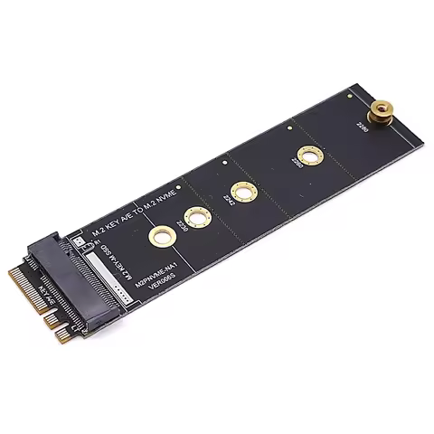M2 KEY A-E to M2 NVME Adapter Convert Card Riser NGFF TO KEY-M Expansion Slot WiFi Interface to M2 N