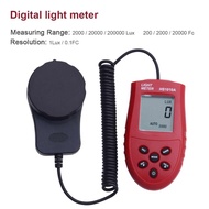 เครื่องวัดแสง พร้อมถ่าน 1-200000 Lux (Free 2 x AAA batteries) Lux meter อุปกรณ์วัดแสง Light meter PP