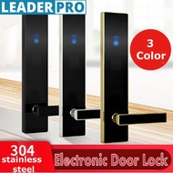 304 stainless steel Security Electronic Smart Door Lock Key+pad Card 2 Way Safe Home Entry Tools Mec