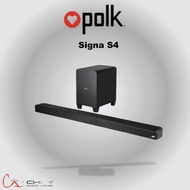 Polk Audio Signa S4 Ultra-Slim TV Sound Bar with Dolby Atmos &amp; Wireless Subwoofer