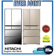 [Free Gift] Hitachi R-ZXC740KS [572L] Inverter Made In Japan Multi-door Fridge