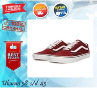 ALSEPATU SEPATU VANS9 OFF THE WALL OLD SKOOL FULL MARUN MAROON PREMIUM SNEAKERS PRIA WANITA COD
