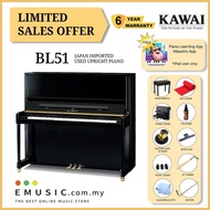 LIMITED OFFER KAWAI BL51 - Used Acoustic Upright Piano Japan Imported Local Refurbish Recon Piano (B
