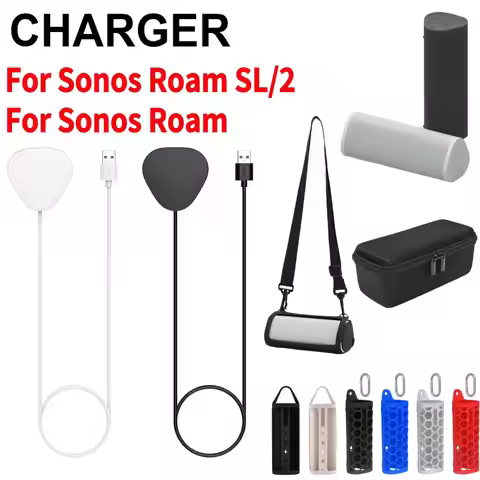 Wireless Charger Dock For Sonos Roam SL/Sonos Roam Audio Charger Pad Adapter 1000 MA Magnetic Suctio