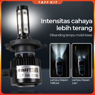 TaffLED X7 Car Headlights LED COB Headlight H4 Cool White 2 PCS - 75818-4CN