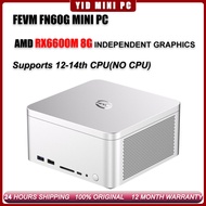 FN60G MINI PC Dedicate Card DDR5 Dual M.2 2280 NVME SSD PCIE 4.0 5 Screen Display 4K@60Hz HD Desk Ga