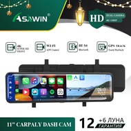 Asawin CM11 11 In Mirror Carplay for car 4k dash cam front and rear wifi  Wireless Car Stereo -  Tou